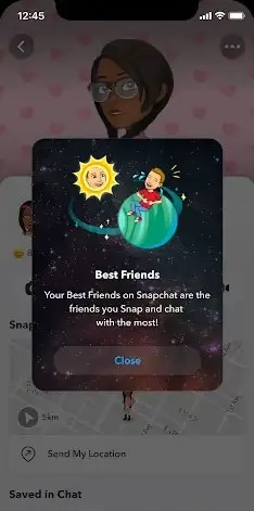 Snapchat Planets Friends